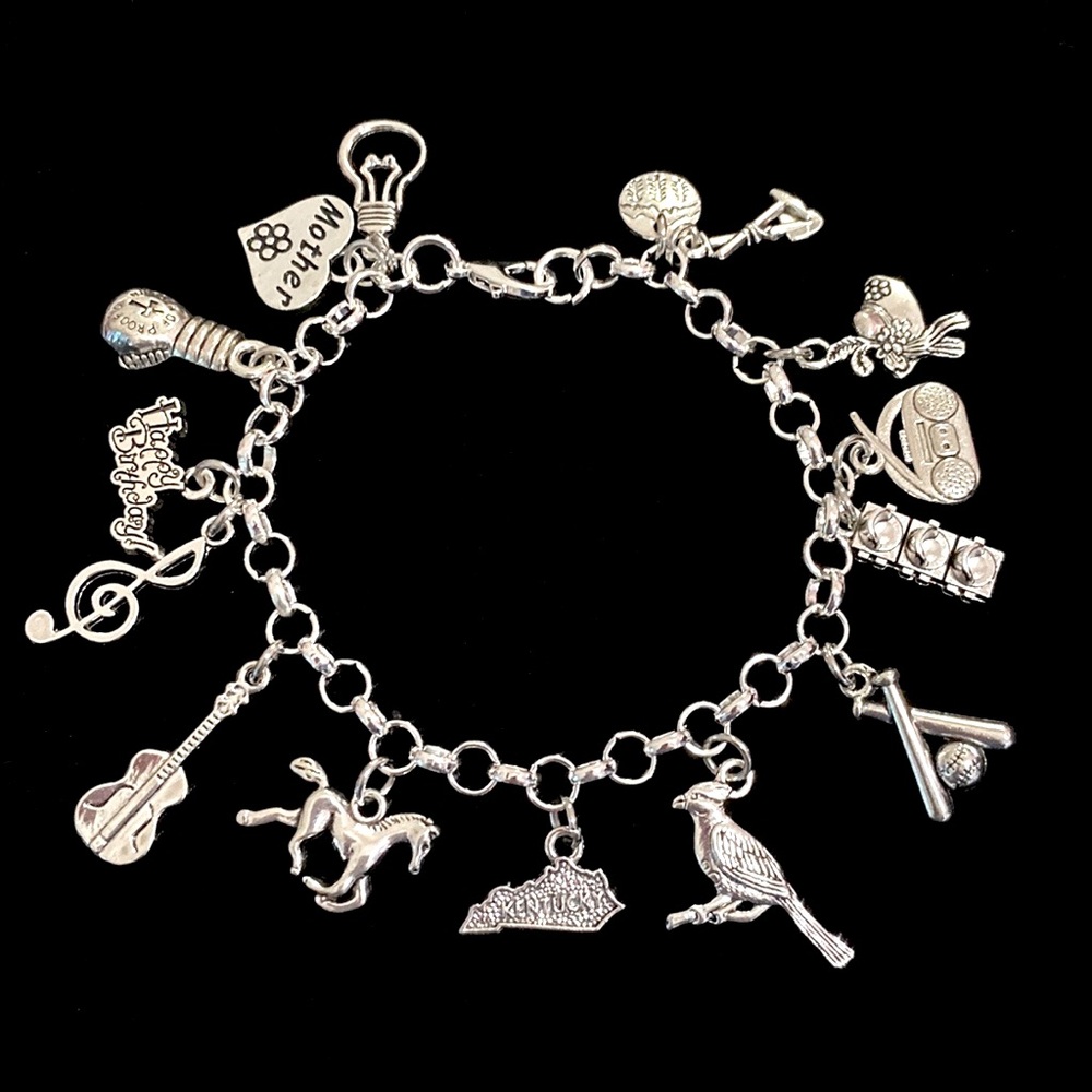 Kentucky Charm Bracelet State Themed